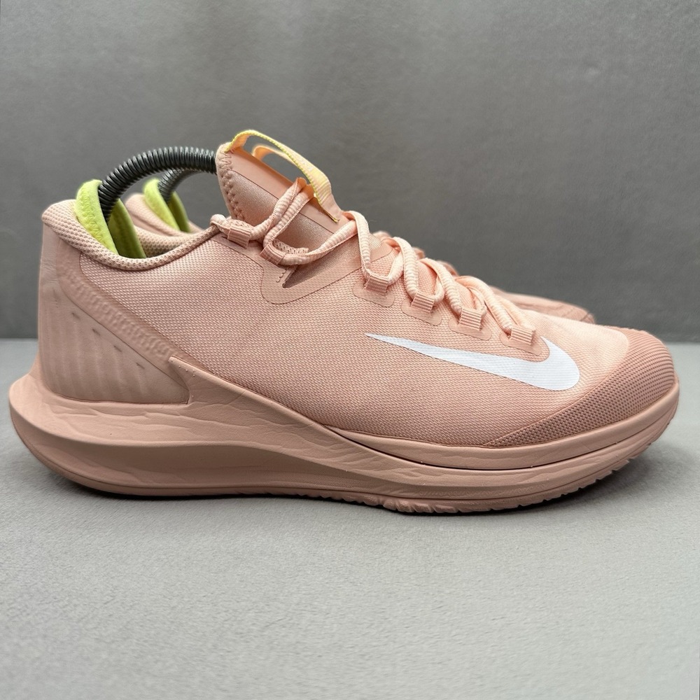 Nike Court Air Zoom Zero Womens Size 8 Tennis Shoes Peach Pink US Open 2018